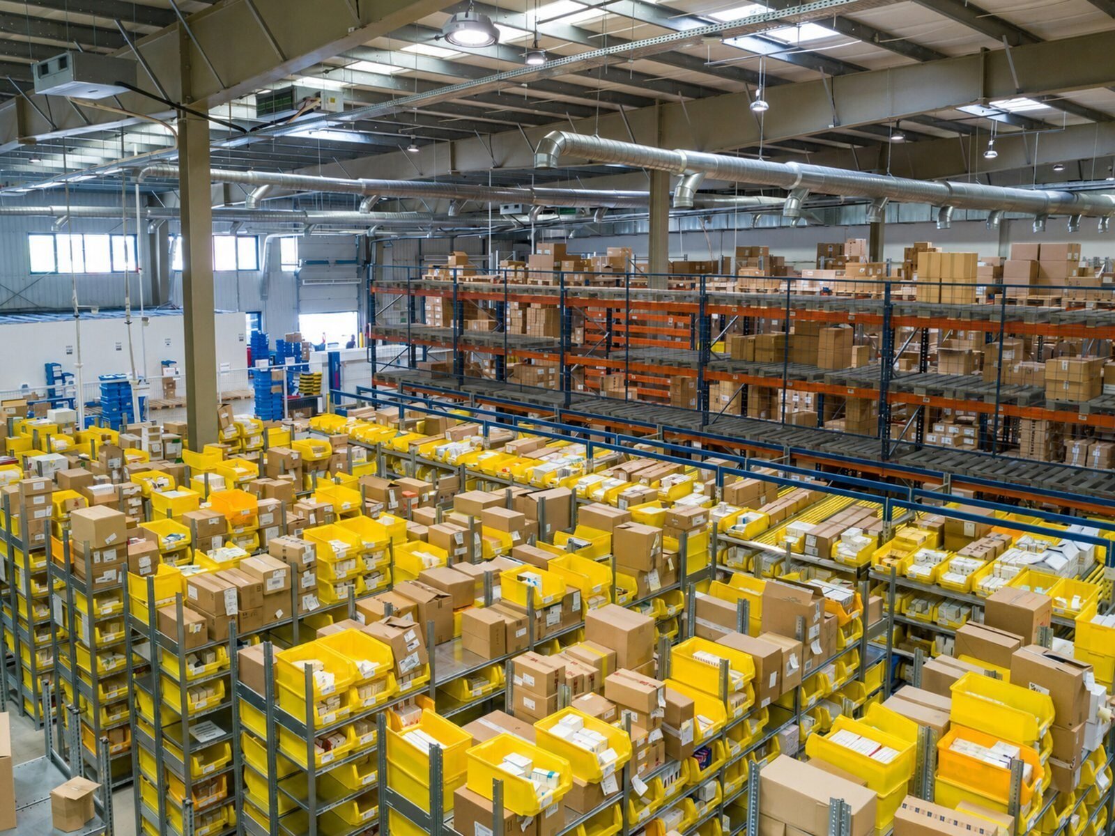 Reales industrielles Logistik- und Vertriebszentrum
